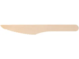 Papstar Mes Pure uit hout 16,5cm 250 stuks - 1