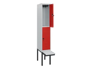 Dubbeldekse dekenkist,HxBxD 1950x300x815mm,1x2vak.,vak B 300mm - 2