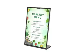 Menustandaard Scritto L-stand Zwart A5