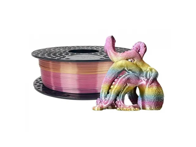Azurefilm PLA Silk 3D filament 1,75mm Rainbow Tropicana 1kg
