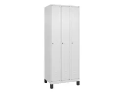 locker,HxBxD 1950x750x500mm,3vak,vak B 250mm,cil.-slot,voeten
