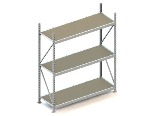 Breedvakstelling Basisveld 2200x1800x650mm 3 Houten Legborden 600kg