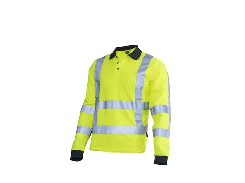 Poloshirt Infra-line RWS Lange Mouw Fluorgeel, Maat 7EL