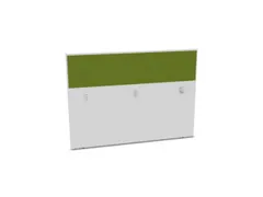 baliepaneel,v. bureau,aanbouw achter,B 1600mm,Bl-wit,BN7048-groen