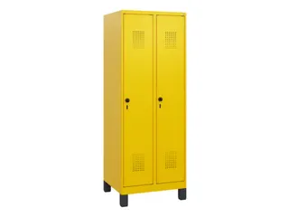 schoollocker,HxBxD 1630x600x500mm,2vak,vak B 300mm,draaigrendel,voeten - 2