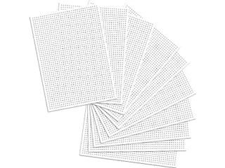 Borduurkaarten Folia 17.5 x 24.5cm 300gr 40 vel wit - 4