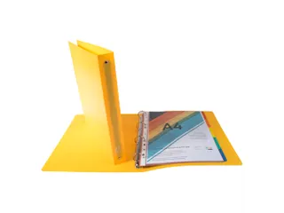 Ringmappe PP OPAK A4+ 4R 30mm geel - 4