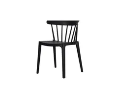 Stapelstoel Essentials Windson polypropyleen Zwart terrasstoel