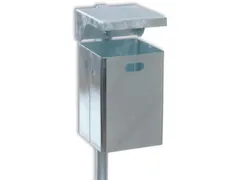 Afvalbak Overkapping 50 Liter 550x300x300mm Schroeven