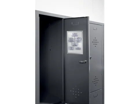 Duraframe Magnetic A4 zilver in ophangbare etui