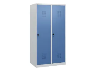 schoollocker,HxBxD 1530x800x500mm,2vak,vak B 400mm,draaigrendel - 2