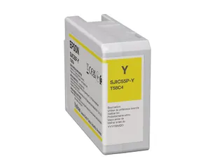 Epson SJIC55P(Y) inktcartridge geel - 1