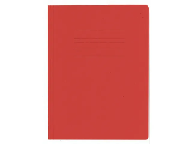 Dossiermap Kangaro folio 240 grams recycled karton rood