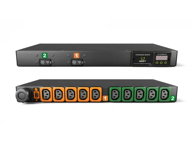 Vertiv MG01D1R1-10L133-3PS6B2H10-S, Gemeten, 1U, Horizontaal, Zwart, L