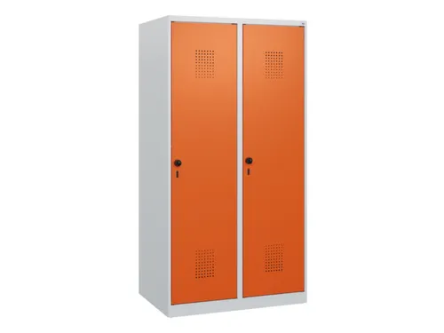 schoollocker,HxBxD 1530x800x500mm,2vak,vak B 400mm,draaigrendel