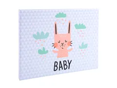 Fotoalbum 30p. wit 2 8,5x22cm BABY grijs