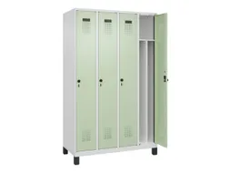 locker voor scheiding van kleding,HxBxD 1950x1200x500mm,4vak