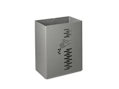 prullenmand,24l,HxBxD 400x300x197mm,paalmontage