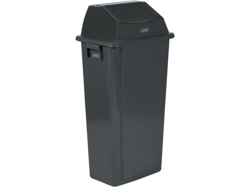 afvalbak,80l,HxBxD 917x460x333mm,wandmontage,romp PP grijs
