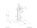 Neomounts DS15-631BL1 Tablet standaard bureau - 75° kantelbaar - 90°