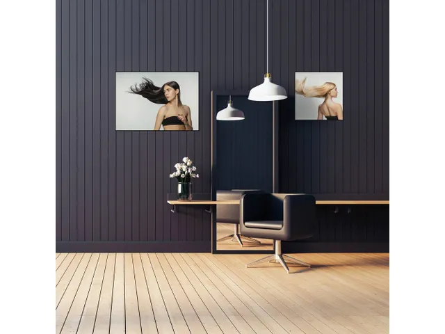 Textielframe Elegant Wand 40x40cm Zwart