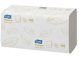 Tork 100278 Handdoek Premium H3 ZigZag Extra Soft 2-laags 15x200vel - 2