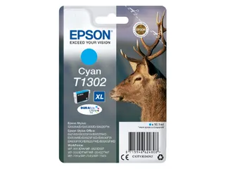 Inktcartridge Epson T1302 blauw HC C13T13024012 - 1