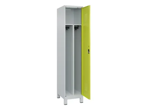 locker voor scheiding van kleding,HxBxD 1950x400x500mm,1vak
