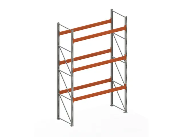 palletstelling,grondveld,HxBxD 4400x2870x1100mm,vakl. 3000kg