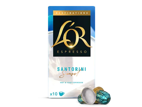 L'Or Destinations koffiecapsules Santorini Sunset 7/13 10 stuks