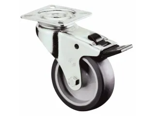 Zwenkwiel Dubbele Vastzetter 40kg Plaat 50x18mm Thermoplast Spoorvrij - 1