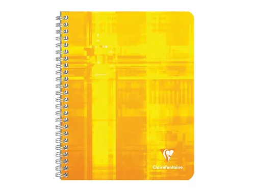 Schrift Clairefontaine Matris 210x297mm lijn 100blz spiraal Assorti