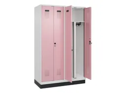 PBM-locker,HxBxD 1950x1200x500mm,4vak,vak B 300mm,draaigrendel