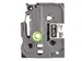 Labeltape Brother P-touch TZe-345 standaard 18mm wit op zwart