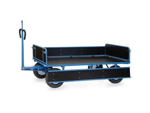 Handtrekwagen 6456P 750kg 1940x940mm hout polyurethaan wielen