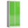 Lockerkast 1800x800x500mm 2x4 vakken cilinderslot, sokkel, RAL6018
