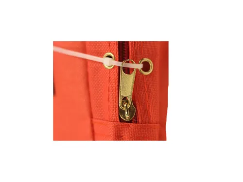 POCSOU professionele posttas rood nylon 42 x 32 cm met extra vak