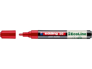 Paintmarker edding 50 EcoLine op waterbasis 2-3mm rood - 1