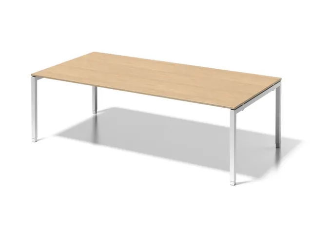 vergadertafel/directiebureau,HxBxD 650-850x2400x1200mm,rechthoekig