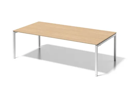 vergadertafel/directiebureau,HxBxD 650-850x2400x1200mm,rechthoekig