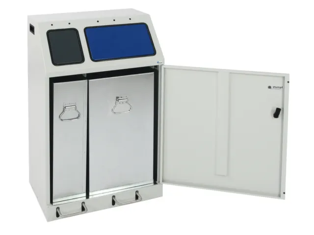 station de tri sélectif,1x30 l/1x60 l,HxlxP 920x580x380mm