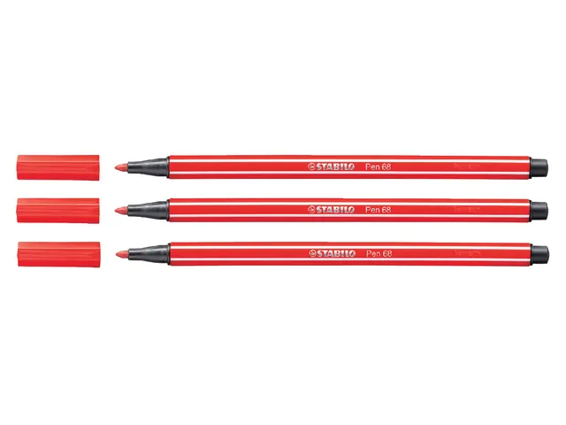Viltstift STABILO Pen 68/48 medium karmijnrood