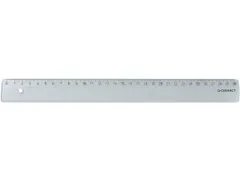 Liniaal 30 Cm Kunststof Transparant
