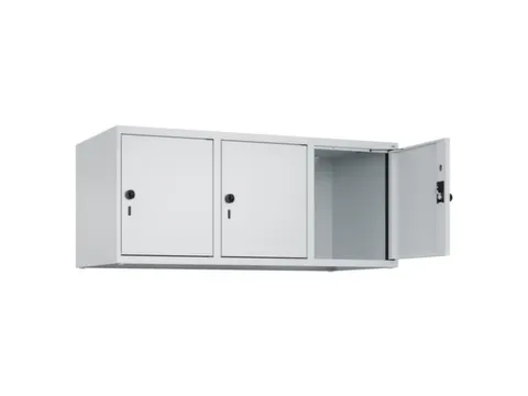 opzetkast,v. locker,3vak.,vak B 400mm,HxBxD 500x1200x500mm