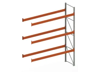 palletstelling,aanbouwveld,HxBxD 4400x3685x1100mm,vakl. 3000kg - 1