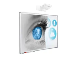 Projectiebord 120x160cm 4:3 mat wit Softline profiel 8mm