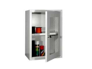 Hangkast HxBxD 600x400x300mm Achterwand Glad Ral7035 - 1