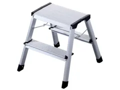 vouwtrapje,2treden,bordes H 400mm,HxBxD 400x405x485mm,aluminium