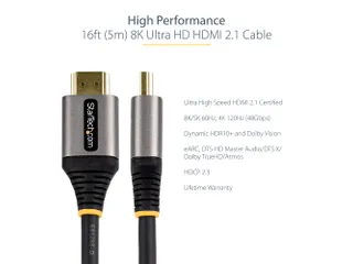5 meter HDMI 2.1 kabel gecertificeerde Ultra High Speed 8K HDMI kabel - 7