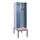 locker met bank,voor scheiding van kleding,HxBxD 2120x600x815mm,2vak